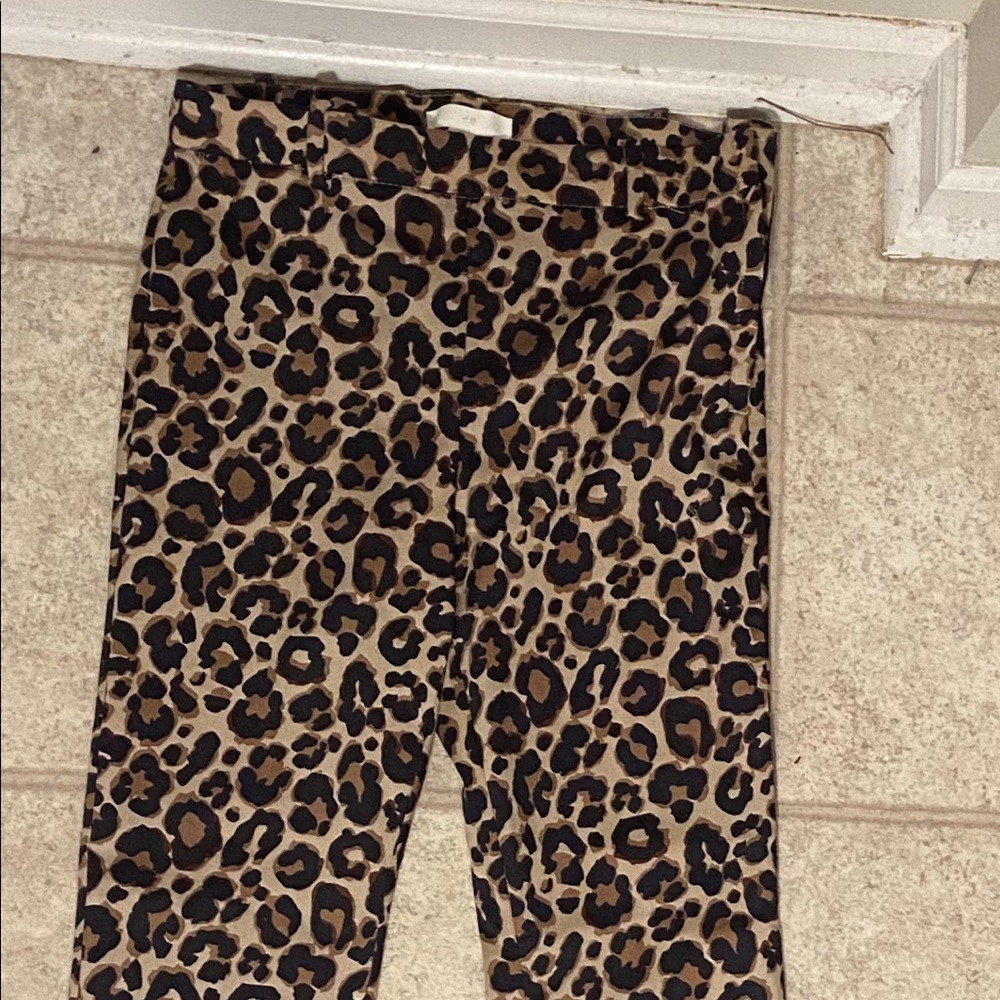 Cheetah print slacks